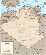 Map of Algeria
