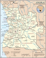 Map of Angola