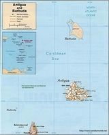 Map of Antigua and Barbuda