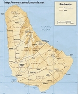 Map of Barbados