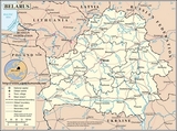 Map of Belarus