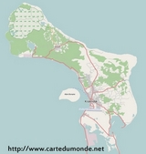 Map of Bonaire, St. Eustatius, and Saba