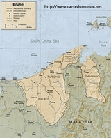 Map of Brunei