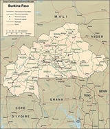 Map of Burkina Faso