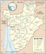 Map of Burundi