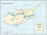Map of Cyprus