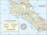Map of Costa Rica