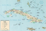 Map of Cuba