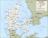 Map of Denmark
