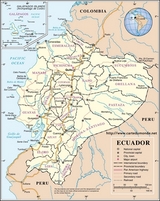 Map of Ecuador