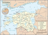 Map of Estonia