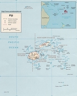 Map of Fiji