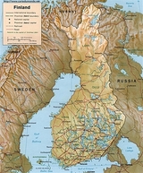 Map of Finland