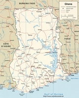 Map of Ghana