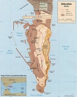 Map of Gibraltar