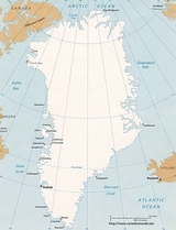 Map of Greenland