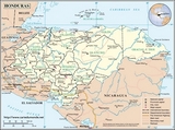 Map of Honduras