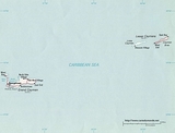 Map of Cayman Islands