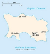 Map of Jersey