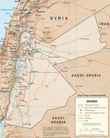 Map of Jordan