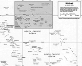 Map of Kiribati