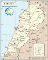 Map of Lebanon
