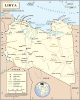 Map of Libya