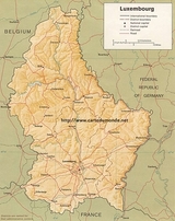 Map of Luxembourg