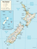 Map of New Zealand
