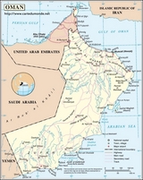 Map of Oman