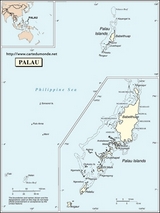 Map of Palau