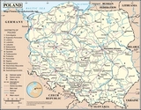Map of Poland