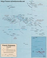 Map of French Polynesia