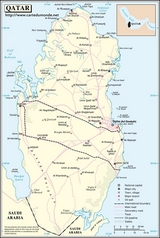 Map of Qatar