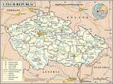 Map of Czech Republic