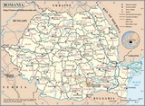 Map of Romania