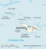 Map of Saint-Barthélemy