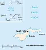 Map of American Samoa