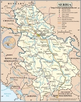 Map of Serbia