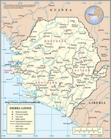 Map of Sierra Leone