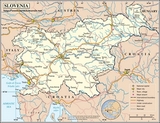 Map of Slovenia