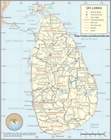 Map of Sri Lanka