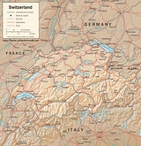 Map of Switzerland