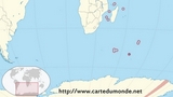 Map of French Southern and Antarctic Lands