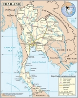 Map of Thailand