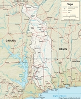 Map of Togo