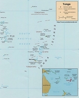 Map of Tonga