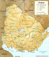 Map of Uruguay