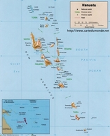 Map of Vanuatu